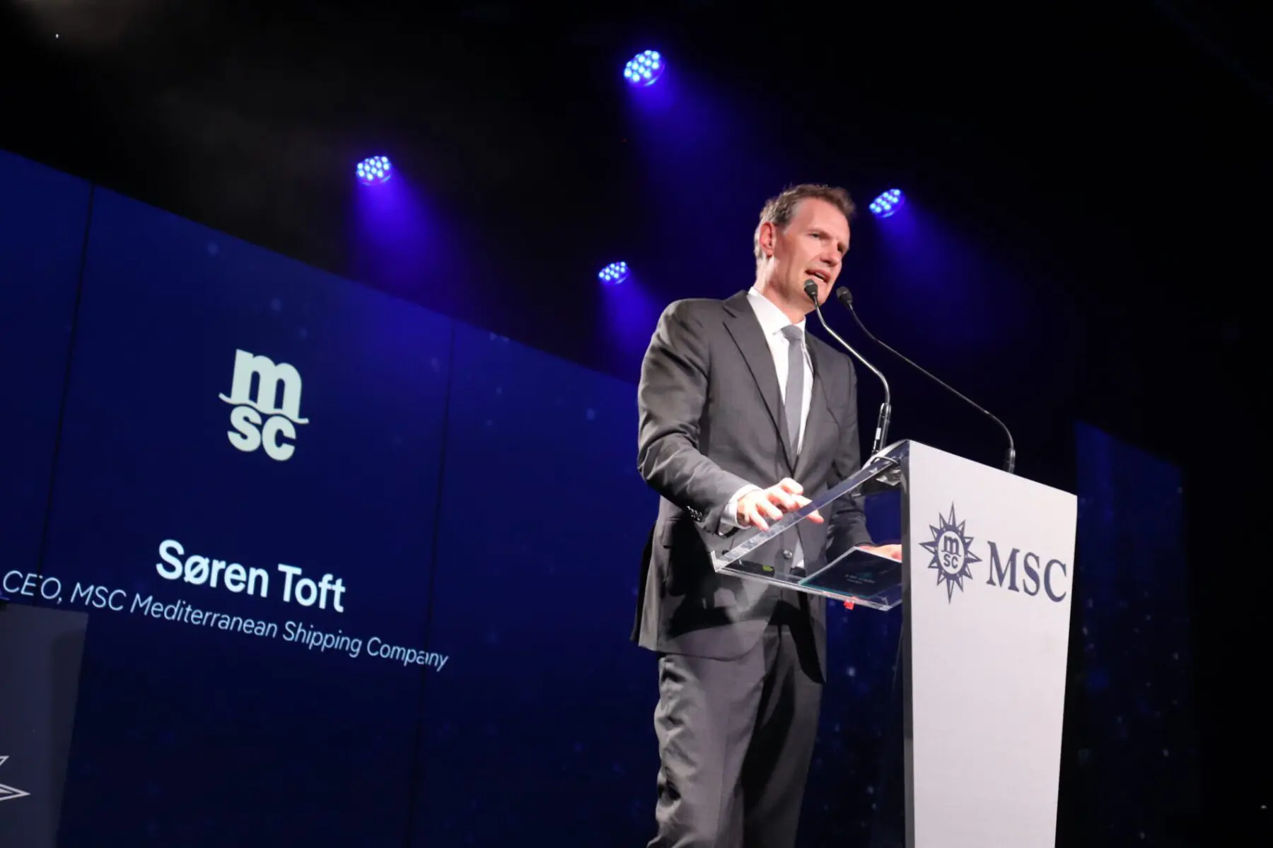 Soren Toft, CEO da MSC Mediterranean (Foto: Felipe Lima)