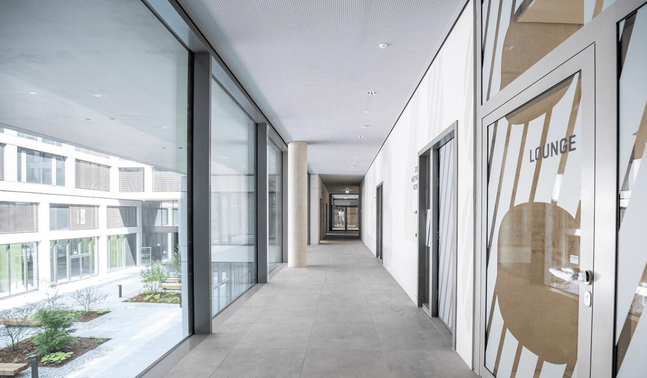 Escritórios da LabCampus, no Aeroporto de Munique Escritórios da LabCampus, no Aeroporto de Munique