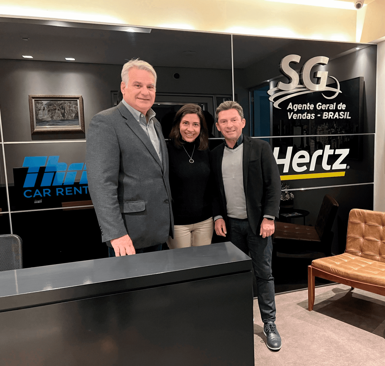 Sergio Guanais, Alessandra Tortora e Adriano Aguiar