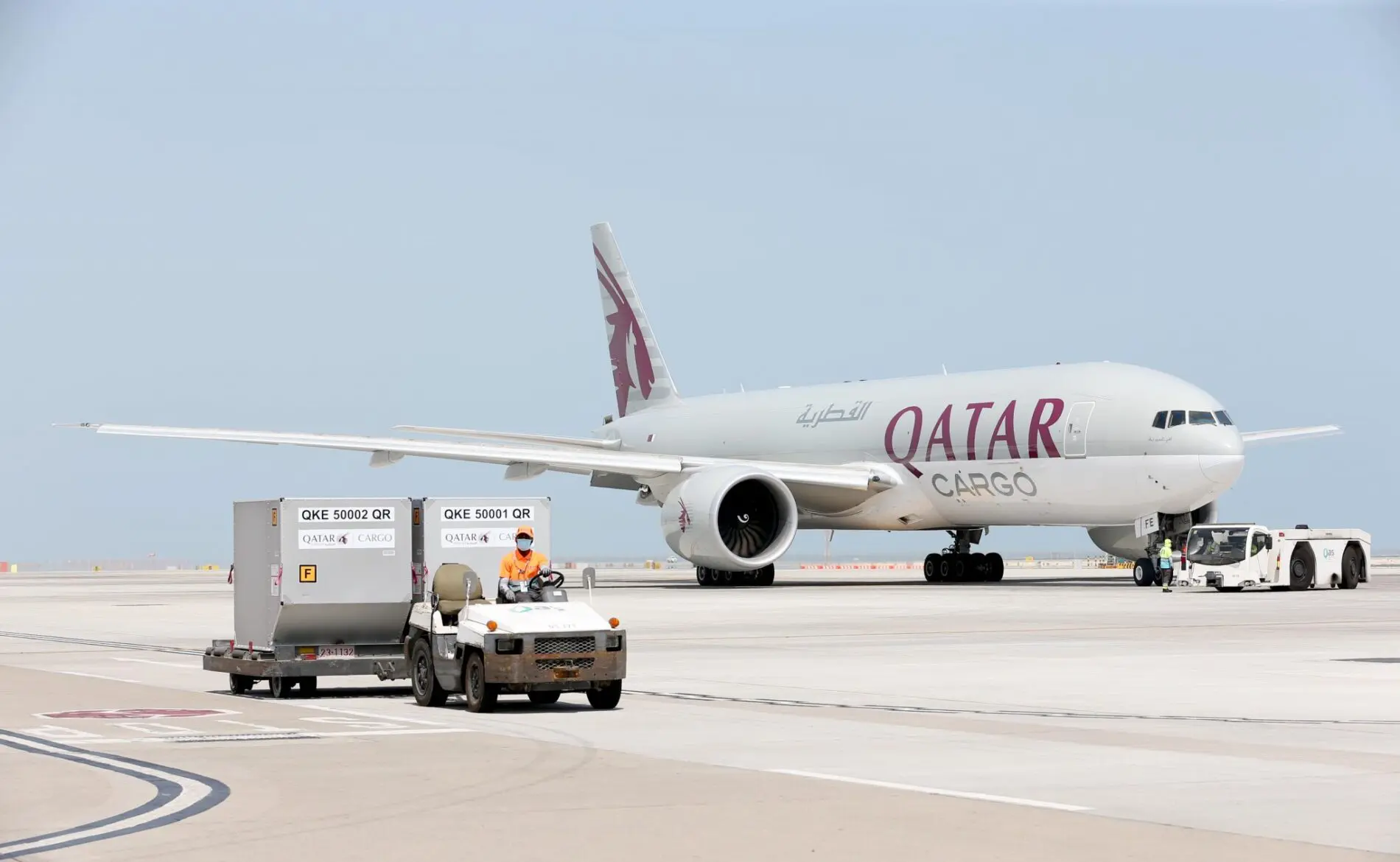 Qatar Airways Cargo. Foto: Divulgação Qatar Airways Cargo. Foto: Divulgação