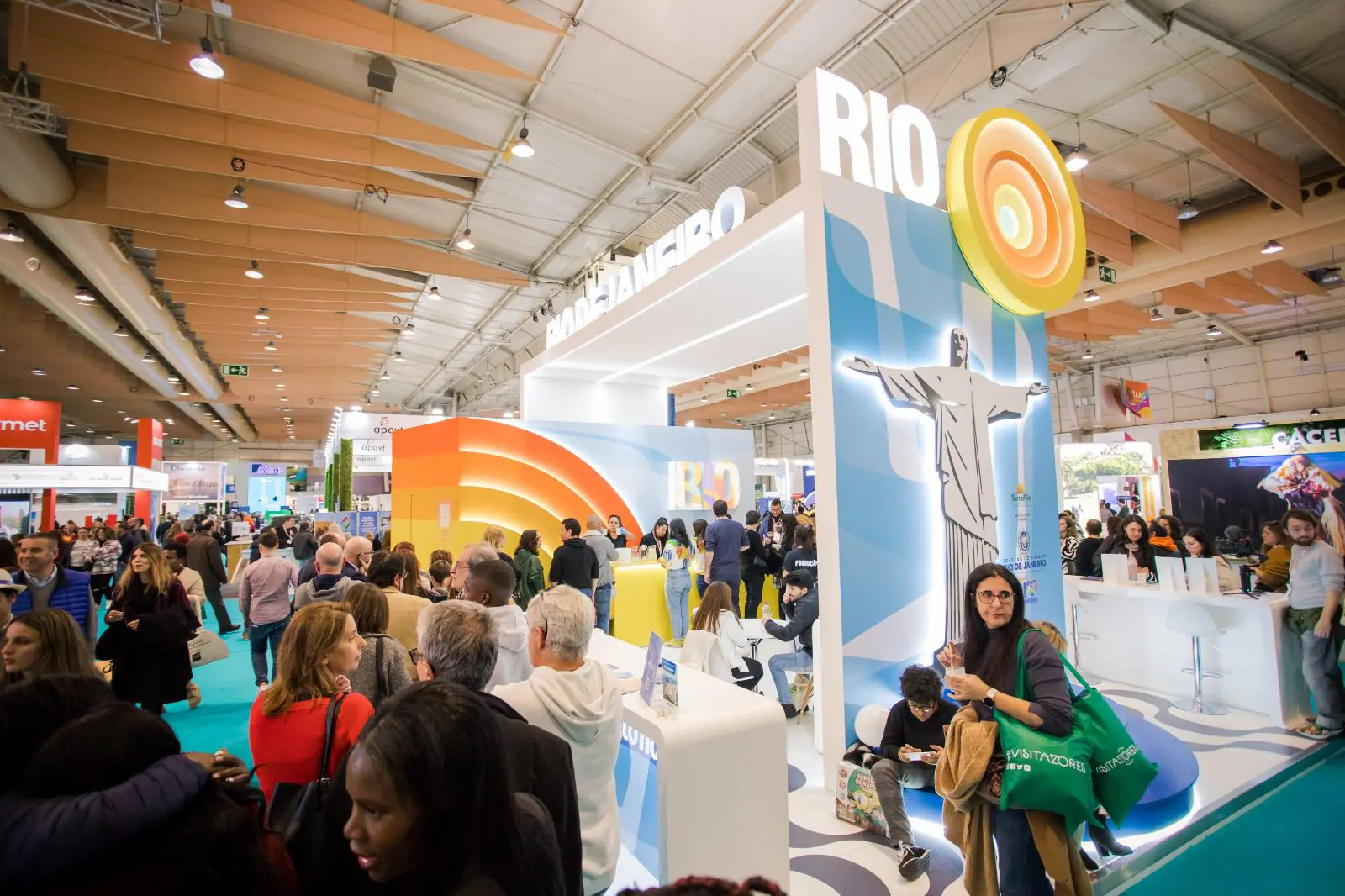 Estande do Rio de Janeiro na BTL Lisboa. Foto: Acervo/Setur-RJ Estande do Rio de Janeiro na BTL Lisboa. Foto: Acervo/Setur-RJ