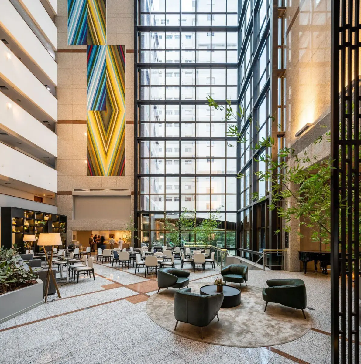 Restaurante do Hotel Laghetto Stilo São Paulo. - Foto: Divulgação. Restaurante do Hotel Laghetto Stilo São Paulo. - Foto: Divulgação.