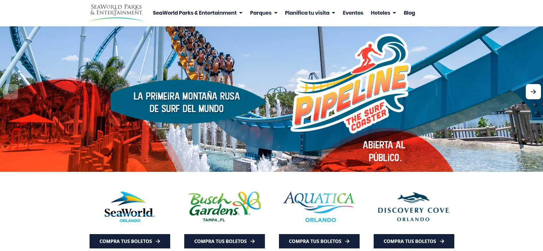 SeaWorld lança site em espanhol SeaWorld lança site em espanhol