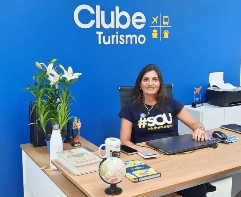 Marlúcia de Oliveira Penna Firma, empreendedora da franquia Clube do Turismo em Resende-RJ. Foto: Divulgação Marlúcia de Oliveira Penna Firma, empreendedora da franquia Clube do Turismo em Resende-RJ. Foto: Divulgação