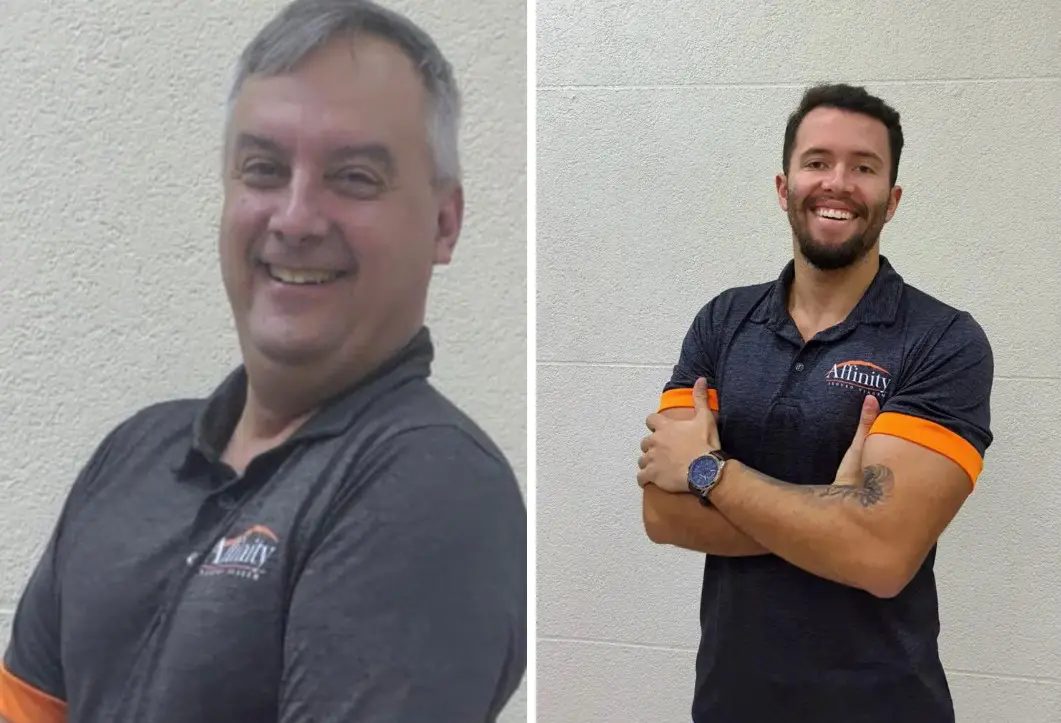 Marcos Lopes e Vinícius Dolenc, executivos de Vendas da Affinity Seguro Viagem em São Paulo