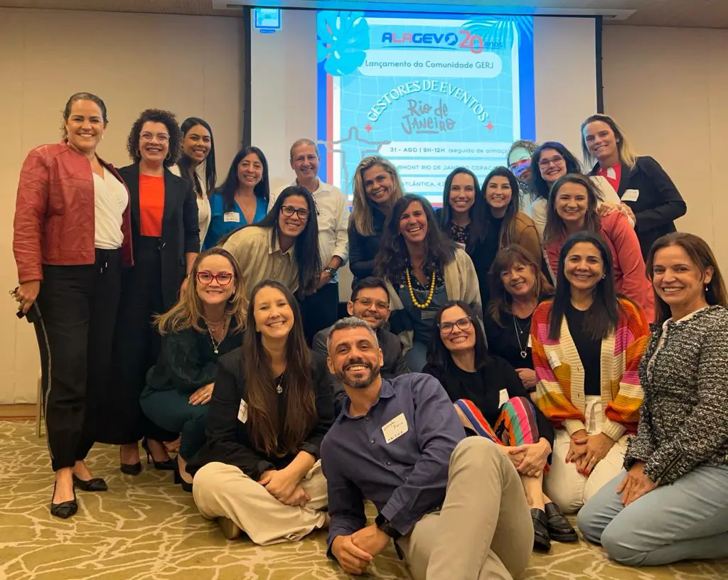 Lançamento da Comunidade de Gestores de Eventos do Rio de Janeiro (GERJ) da Alagev. Foto: Divulgação Lançamento da Comunidade de Gestores de Eventos do Rio de Janeiro (GERJ) da Alagev. Foto: Divulgação