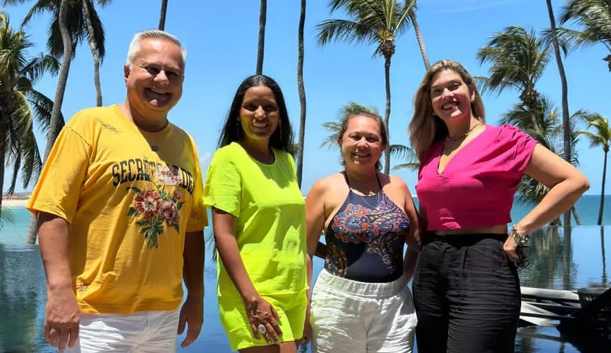 03 Famtour Carmel_ Comercial da Interep Michele Barroso e grupo de agentes Famtour Interep