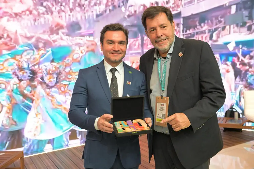 O ministro do Turismo Celso Sabino e o presidente da TurisRio Sergio Ricardo de Almeida - Foto: Setur-RJ