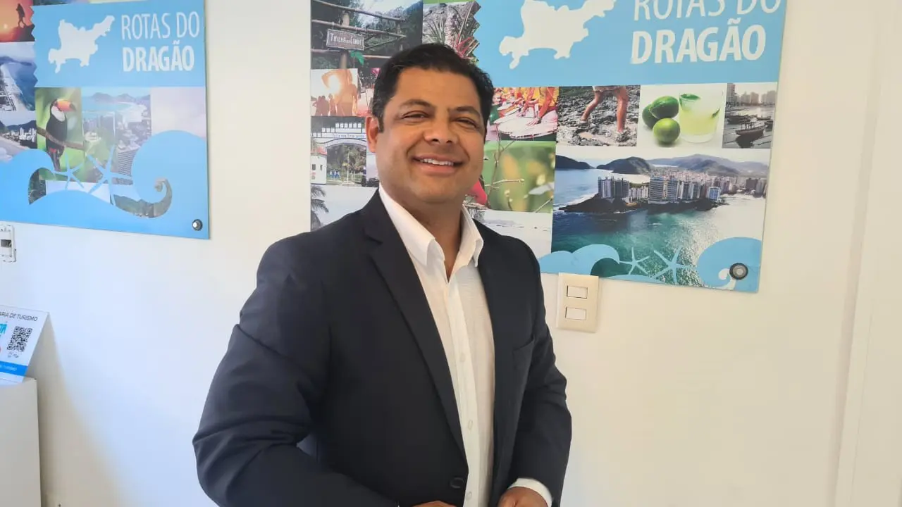 Fabio Santos, secretário de Turismo do Guarujá