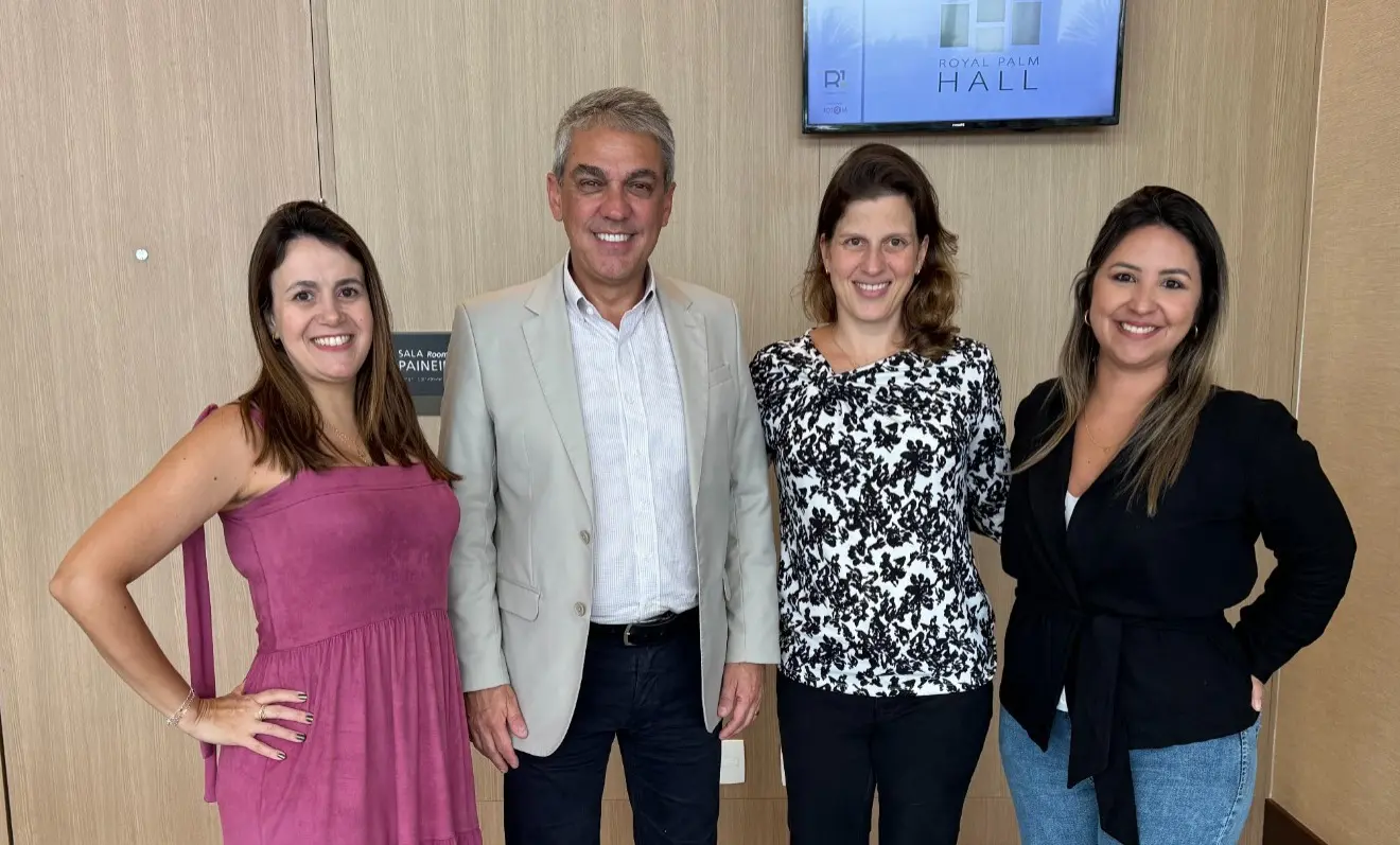 WhatsApp Image 2024-02-22 at 12.05.16 Juliana Assumpção, diretora de negócios, Fernando Santos, vice-presidente financeiro, Marianna Alcortana, gerente de negócios, e Kelly Castange, coordenadora de negócios - Foto: Divulgação