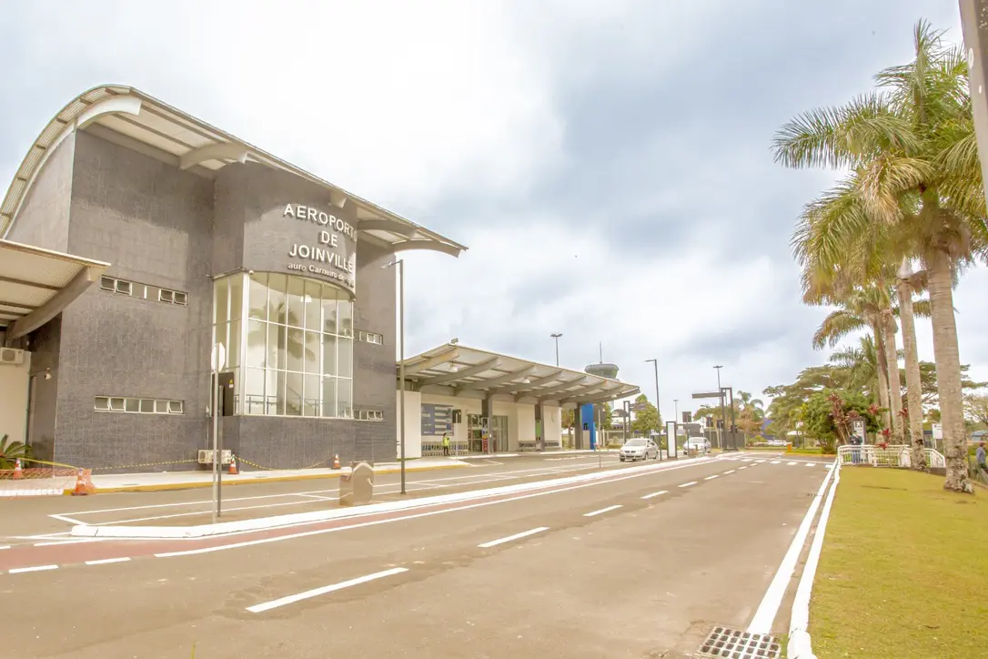 AEROPORTO-JOI Aeroporto de Joinville tem aumento de 71% em passageiros, em relação ao feriado de páscoa de 2023 - Foto: Divulgação