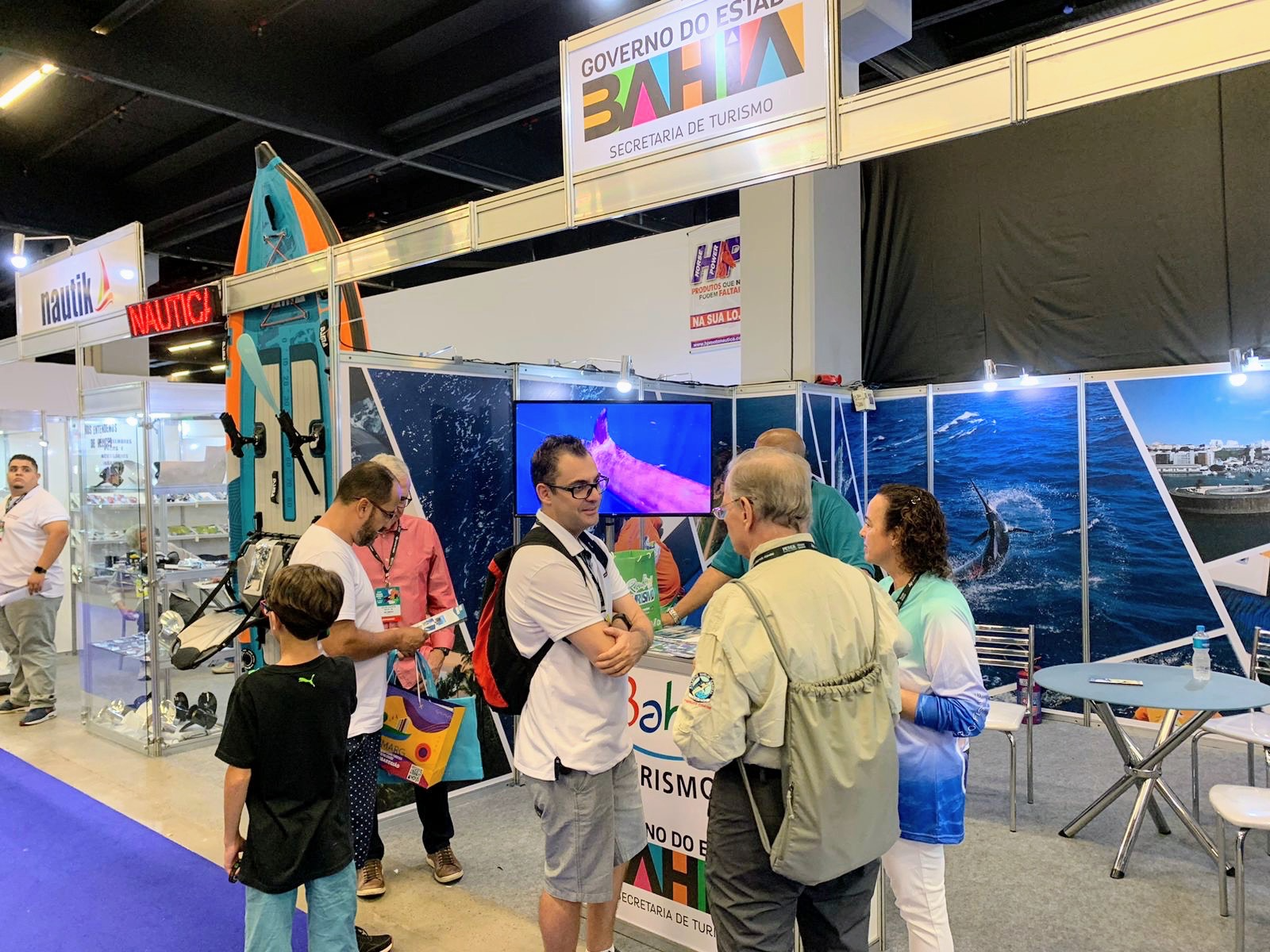 Turismo de pesca esportiva baiano é divulgado na maior feira do segmento da América Latina - Foto: Tiago Queiroz -Ascom SeturBA