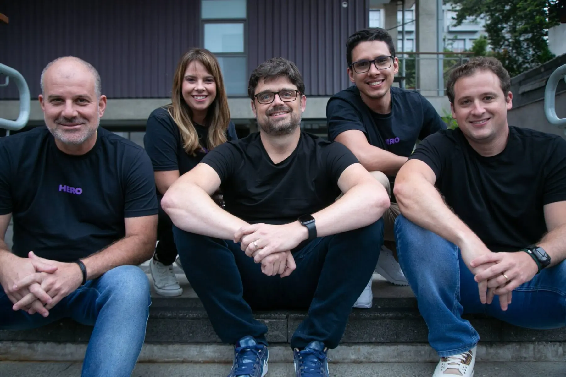 Fundadores e time executivo da Hero Seguros - Foto: Digulgação