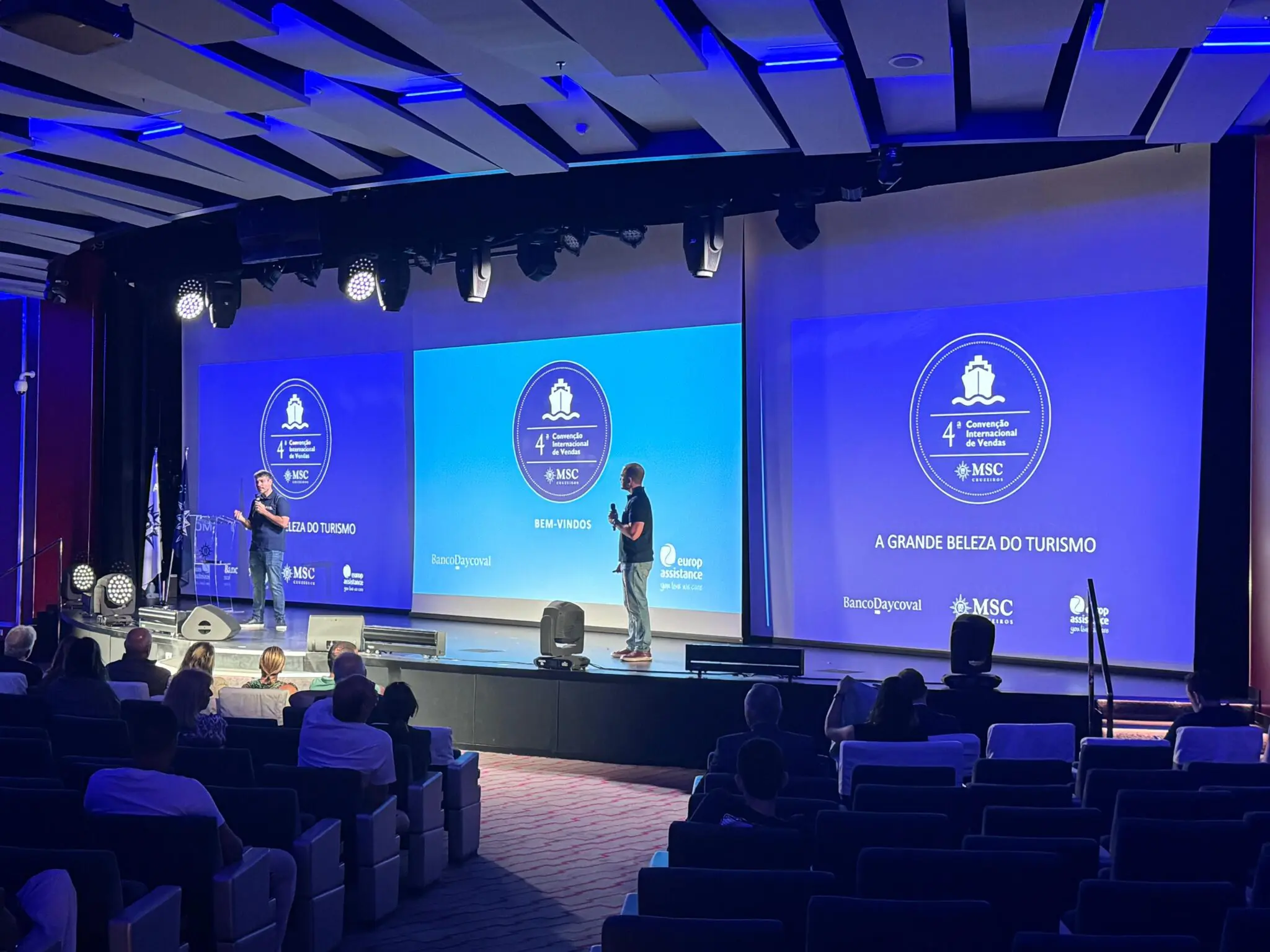 Ignacio Palacios e Rafael Grosso são início a mais um dia d conteúdo da convenção MSC