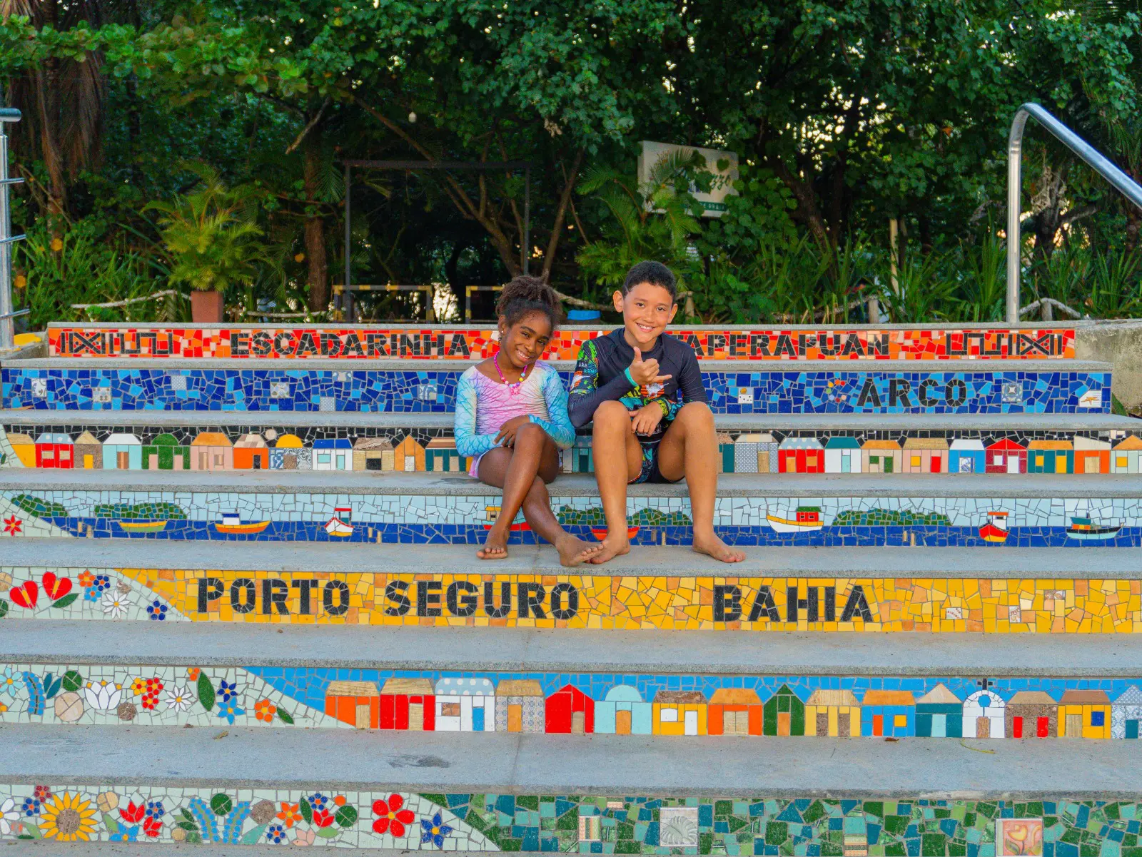 A Escadarinha Taperapuan simboliza cultura e a história da região de Porto Seguro