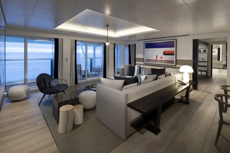 O The Retreat, da Celebrity Cruises, visa proporcionar experiência de luxo e comodidade O The Retreat, da Celebrity Cruises, visa proporcionar experiência de luxo e comodidade