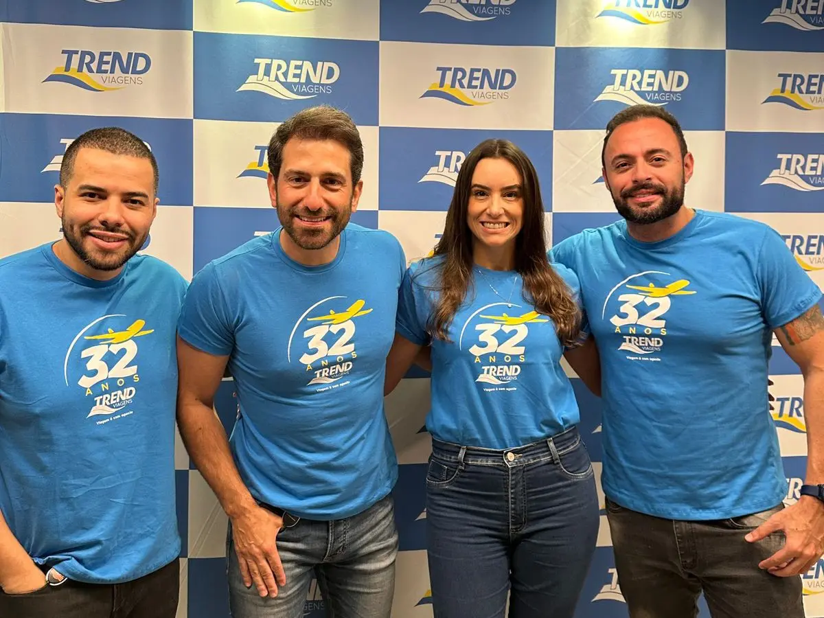 Bruno Heleno e o Time de Aéreo da Trend Viagens. Foto: Divulgação Bruno Heleno e o Time de Aéreo da Trend Viagens. Foto: Divulgação NDC