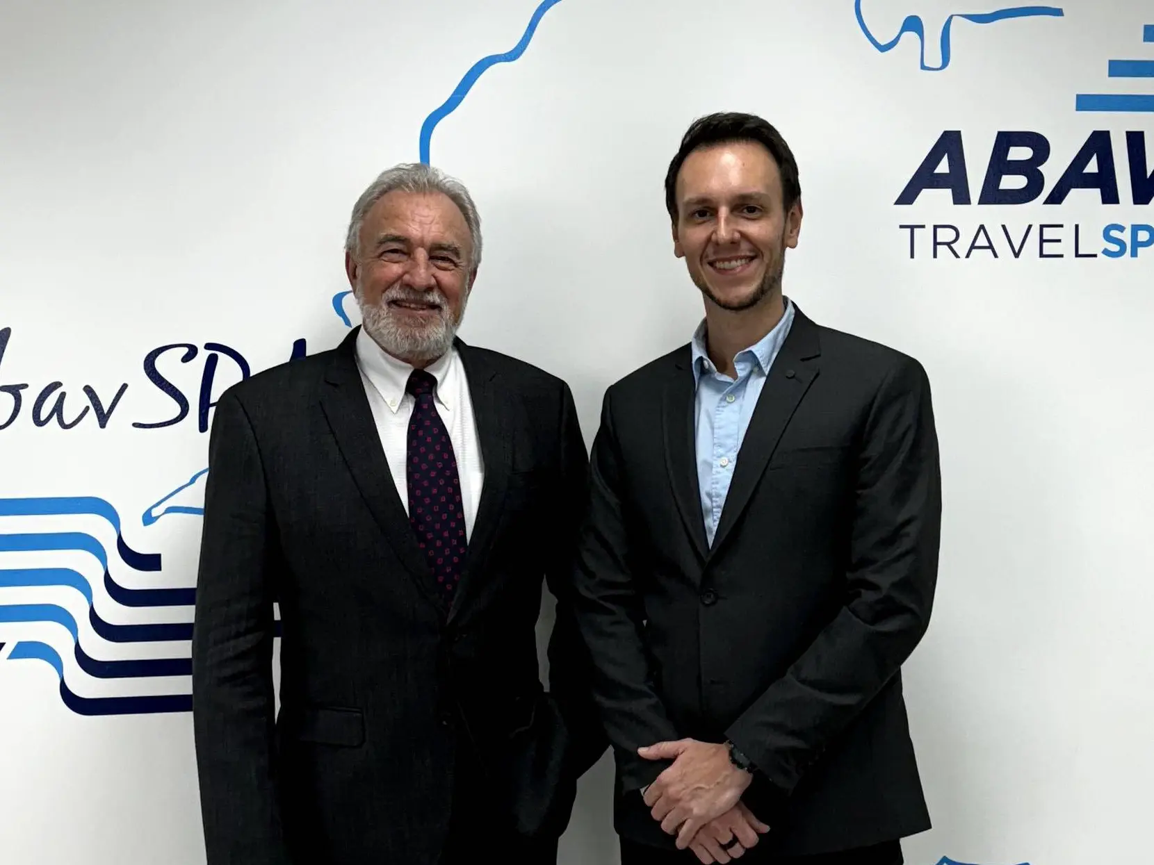 IMG_4537 Celso Guelfi, presidente da GTA, e Bruno Waltrick, presidente da Abav-SP | Aviesp Foto: Divulgação gta abav travelsp