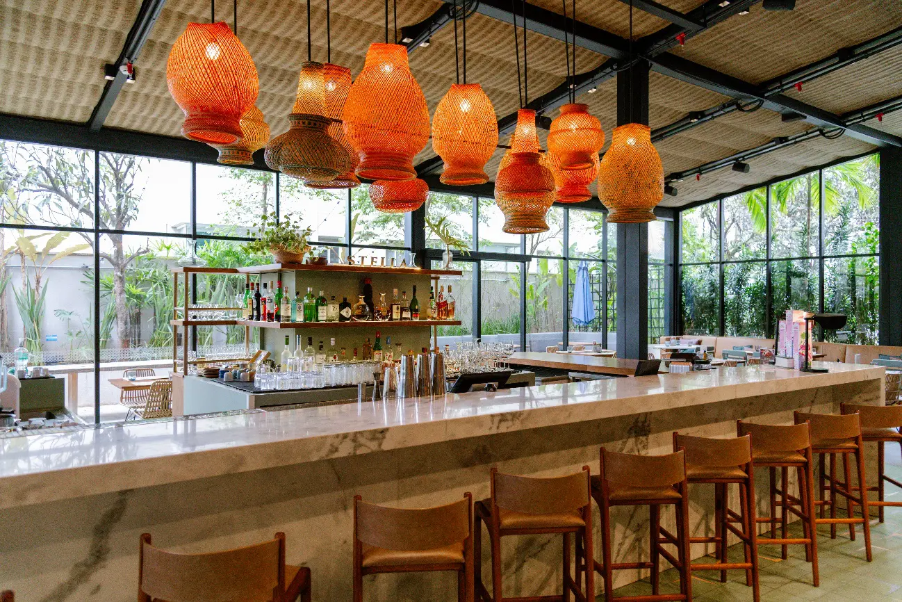 Restaurante Stella no Canopy by Hilton São Paulo Jardins, onde os hóspedes podem desfrutar da feijoada e da exposição GoART. (Foto: Divulgação) Restaurante Stella no Canopy by Hilton São Paulo Jardins, onde os hóspedes podem desfrutar da feijoada e da exposição GoART. (Foto: Divulgação)
