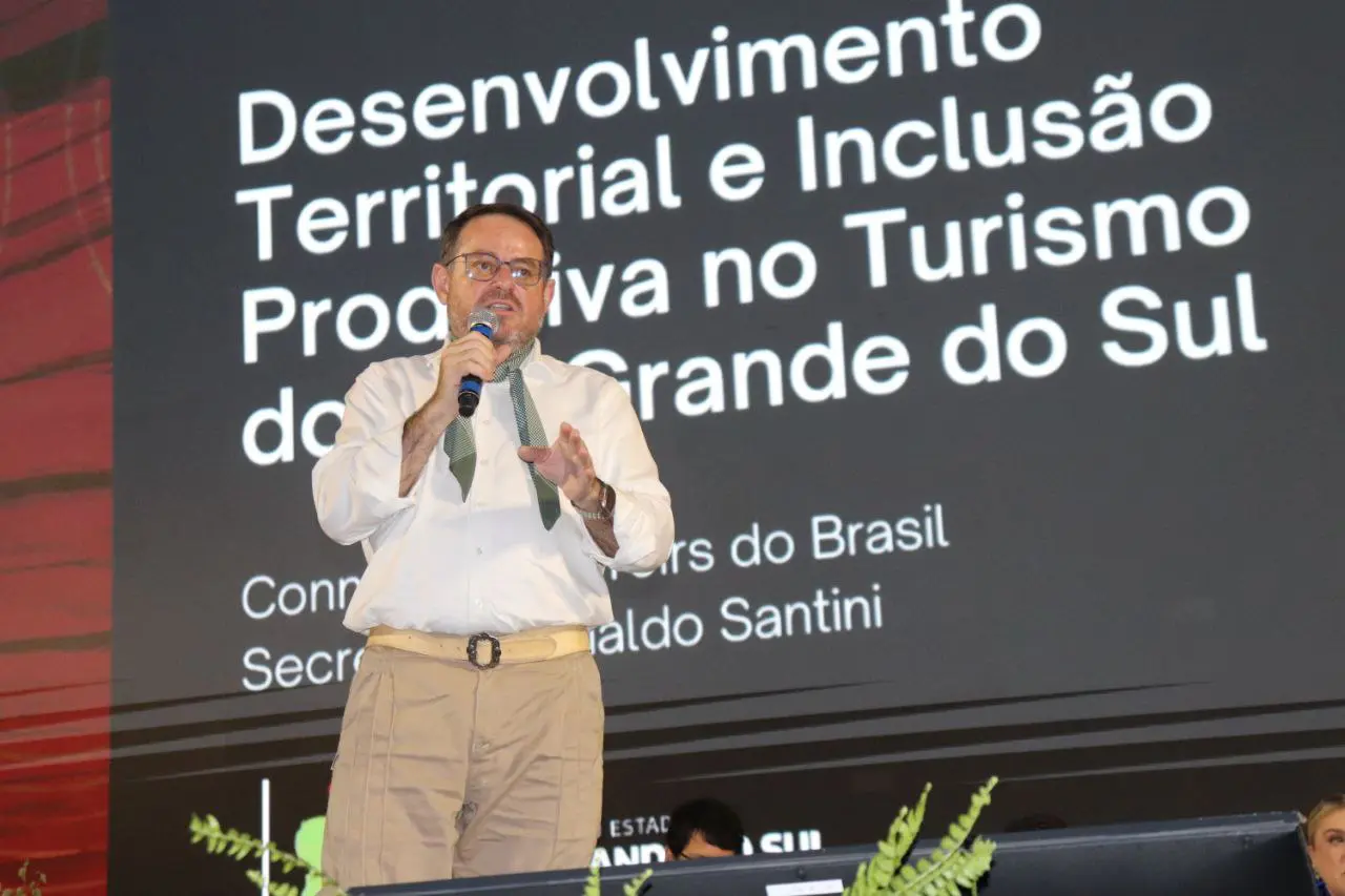 Ronaldo Santini, secretário de Turismo do rio Grande do Sul (Foto: Kamilla Alves - Brasilturis) rio grande sul