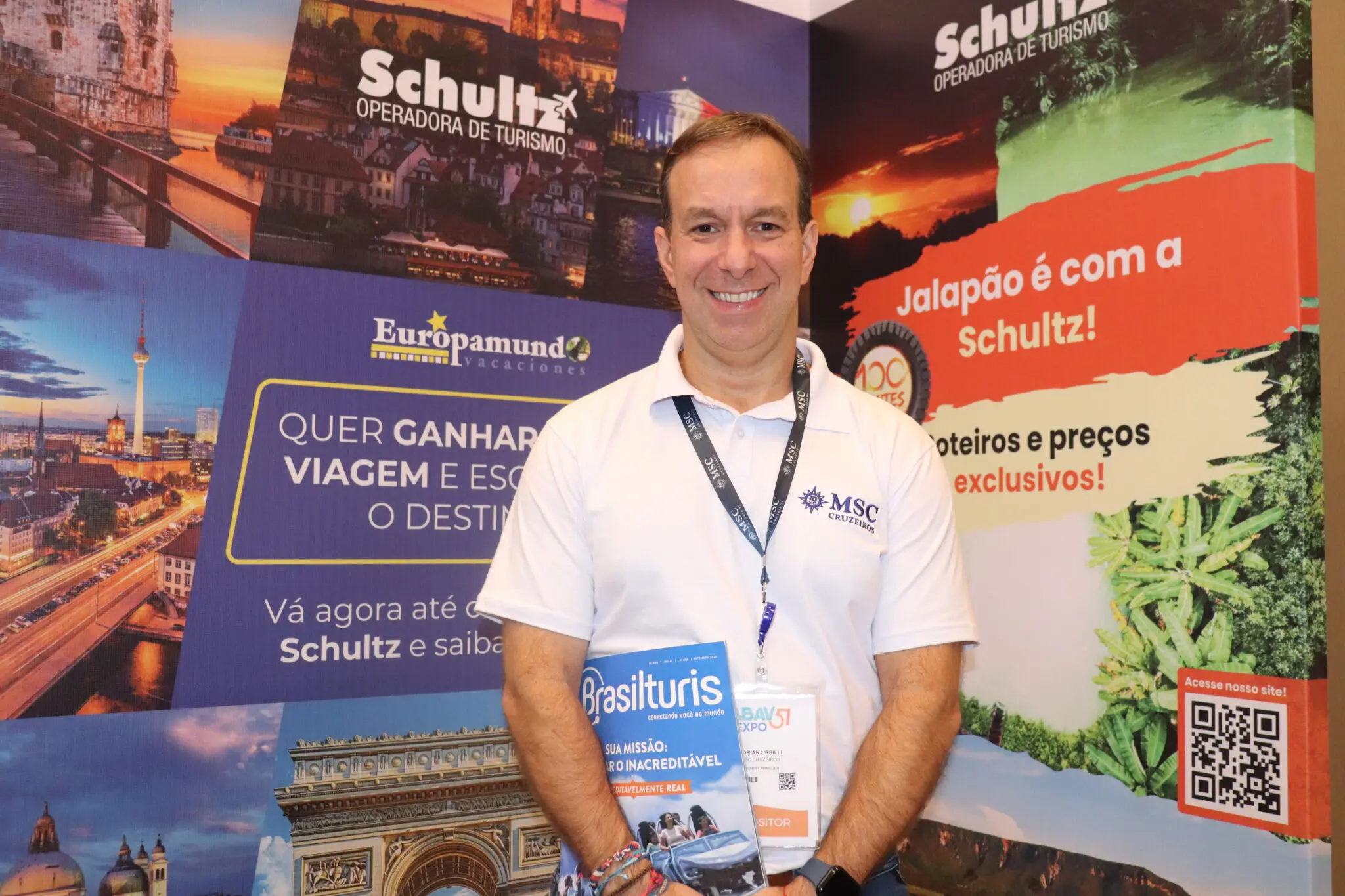IMG_2790 Adrian Ursilli, diretor geral da MSC. Foto: Kamilla Alves (Brasilturis) msc cruzeiros