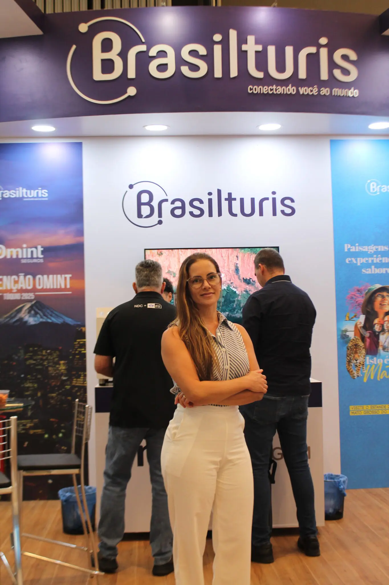 IMG_8729 Tais Castro, gerente de Vendas do Jardim Atlântico Resort (Foto: Maurício Herschander/ Brasilturis)