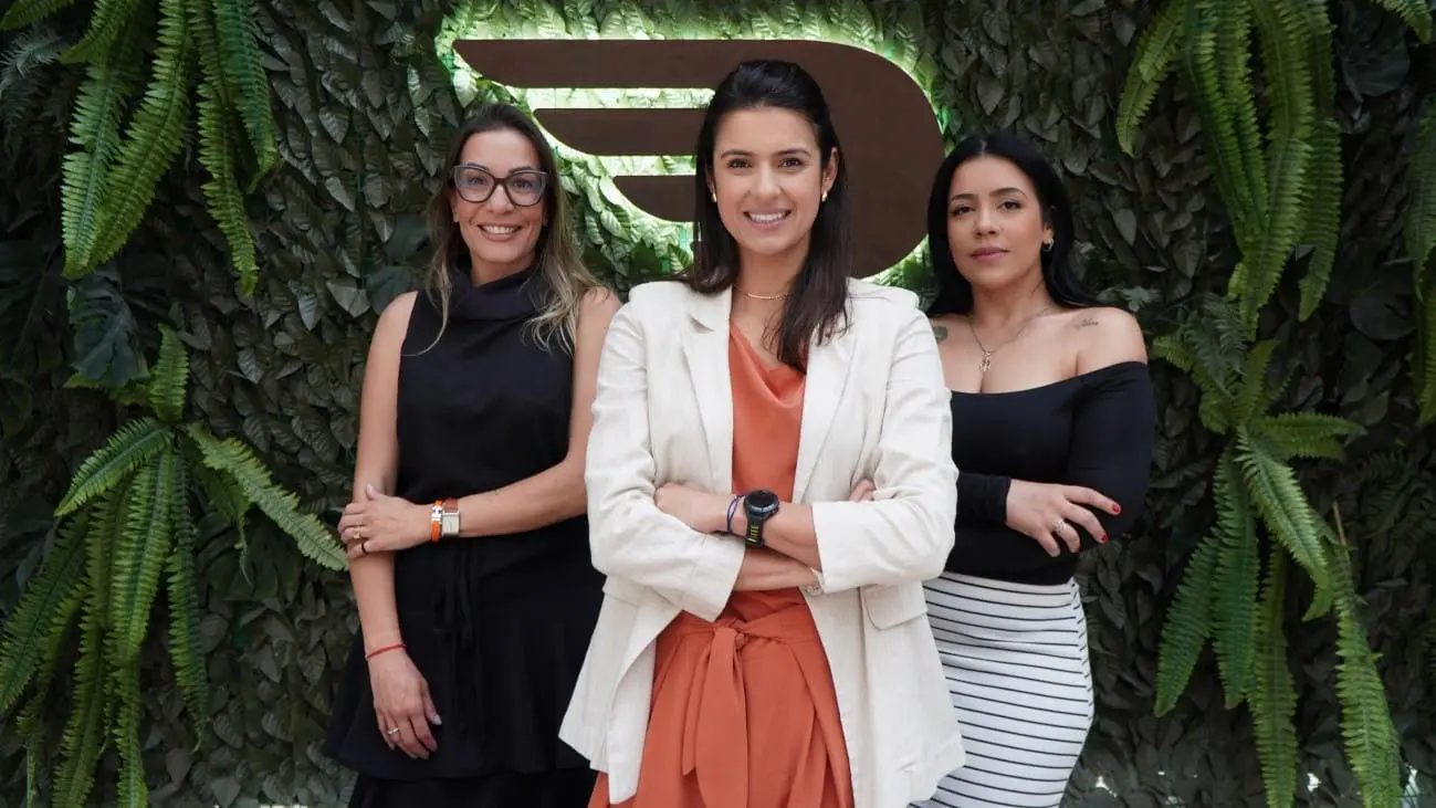 Andrea Panisset, Renata Maluf e Janaína Storfe, do time de ESG da BeFly (Foto: Divulgação)