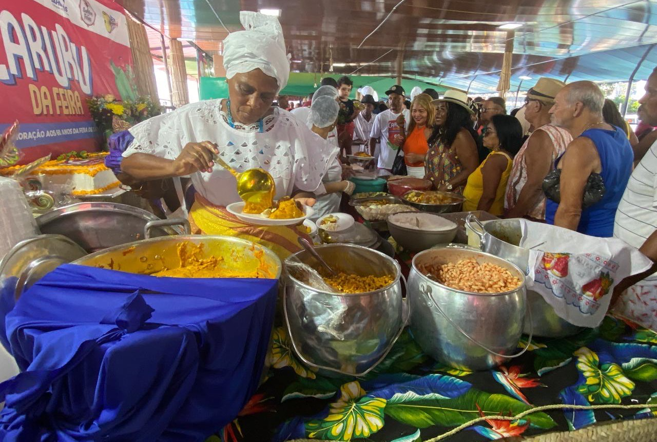 Tradicional caruru marca celebração dos 60 anos da Feira de São Joaquim (Foto: Divulgação)