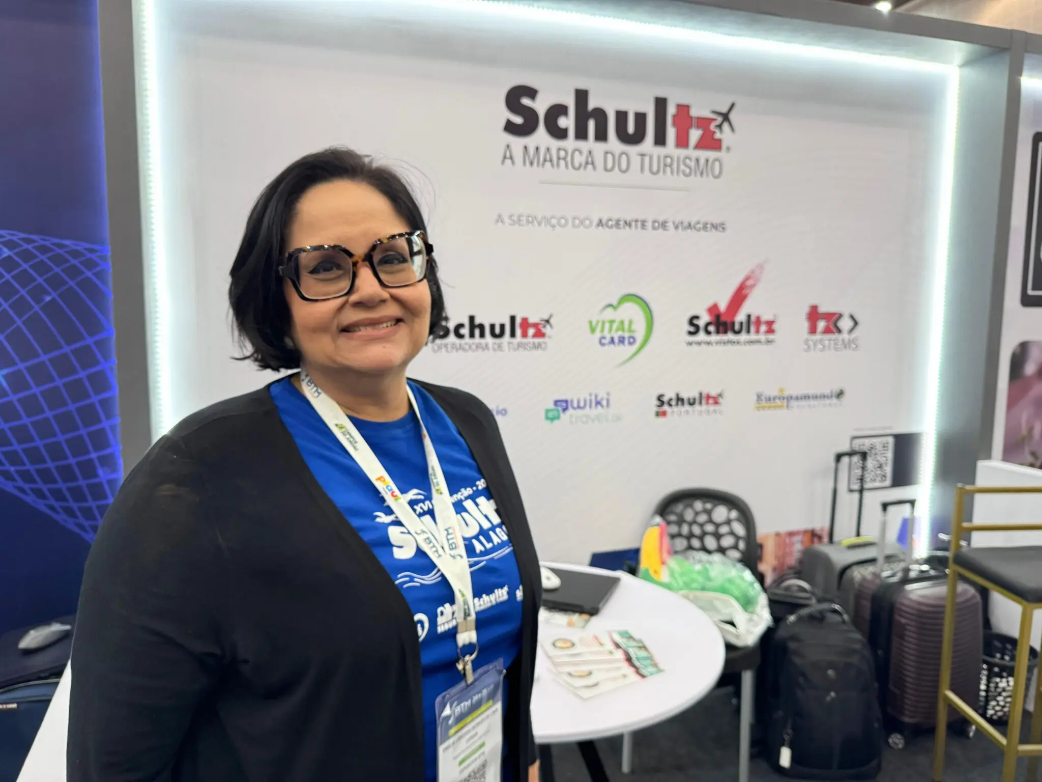 Emília Cunha, executiva comercial da Schultz para o Ceará (Foto: Felipe Lima/Brasilturis) Emília Cunha, executiva comercial da Schultz para o Ceará (Foto: Felipe Lima/Brasilturis)