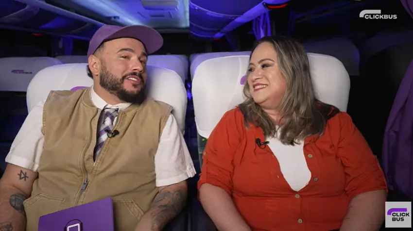 O programa é conduzido pelo comediante Ed Gama e está disponível no Spotify, YouTube e, em breve, no aplicativo da ClickBus. Foto: Divulgação ClickBus O programa é conduzido pelo comediante Ed Gama e está disponível no Spotify, YouTube e, em breve, no aplicativo da ClickBus. Foto: Divulgação ClickBus