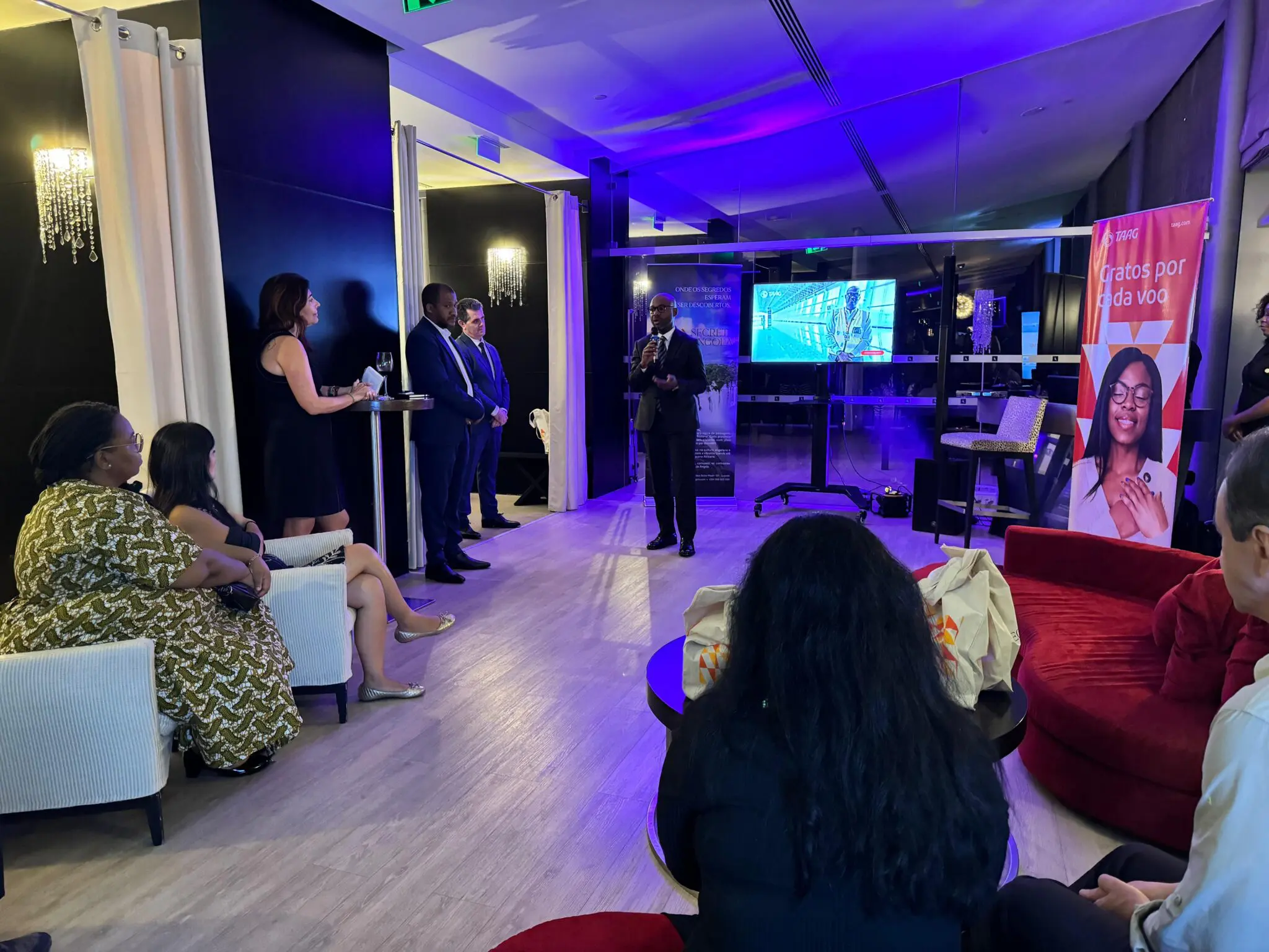 Miguel Cordeiro, COO da Taag, destacou como a companhia está comprometida em continuar apoiando o desenvolvimento da região com conectividade e parcerias (Foto: Felipe Lima/Brasilturis) Miguel Cordeiro, COO da Taag, destacou como a companhia está comprometida em continuar apoiando o desenvolvimento da região com conectividade e parcerias (Foto: Felipe Lima/Brasilturis)