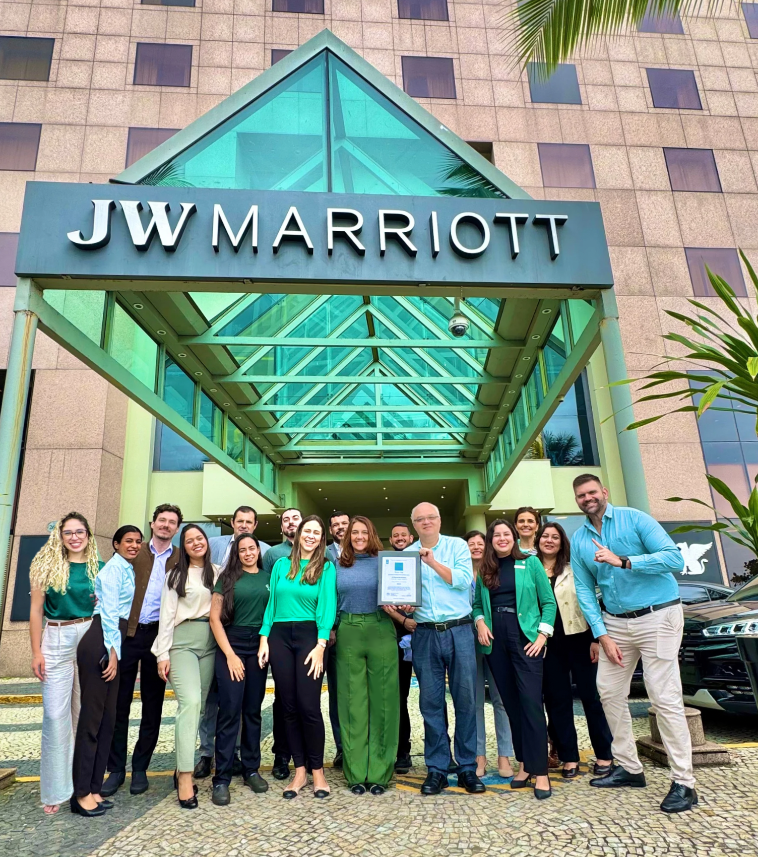 foto_certificado-equipe JW Marriott Green Key