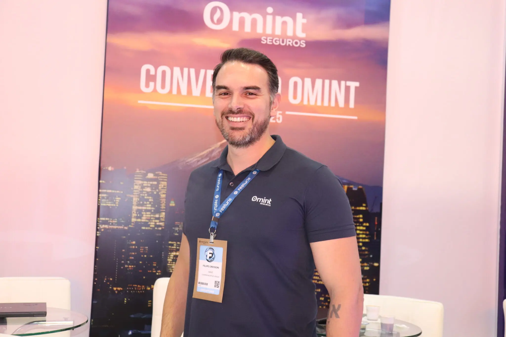 Felipe Cressoni, Coordenador de Vendas Seguro Viagem da Omint (Foto: Diego Siliprando/Brasilturis) Felipe Cressoni, Coordenador de Vendas Seguro Viagem da Omint (Foto: Diego Siliprando/Brasilturis)