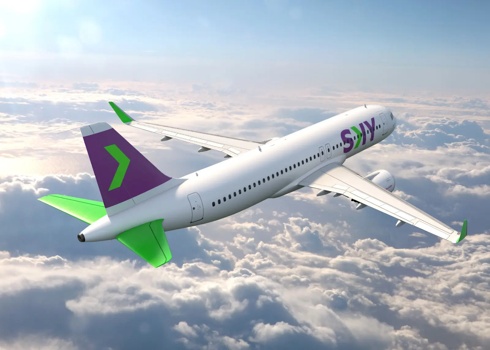 Avião da SKY SKY Airline