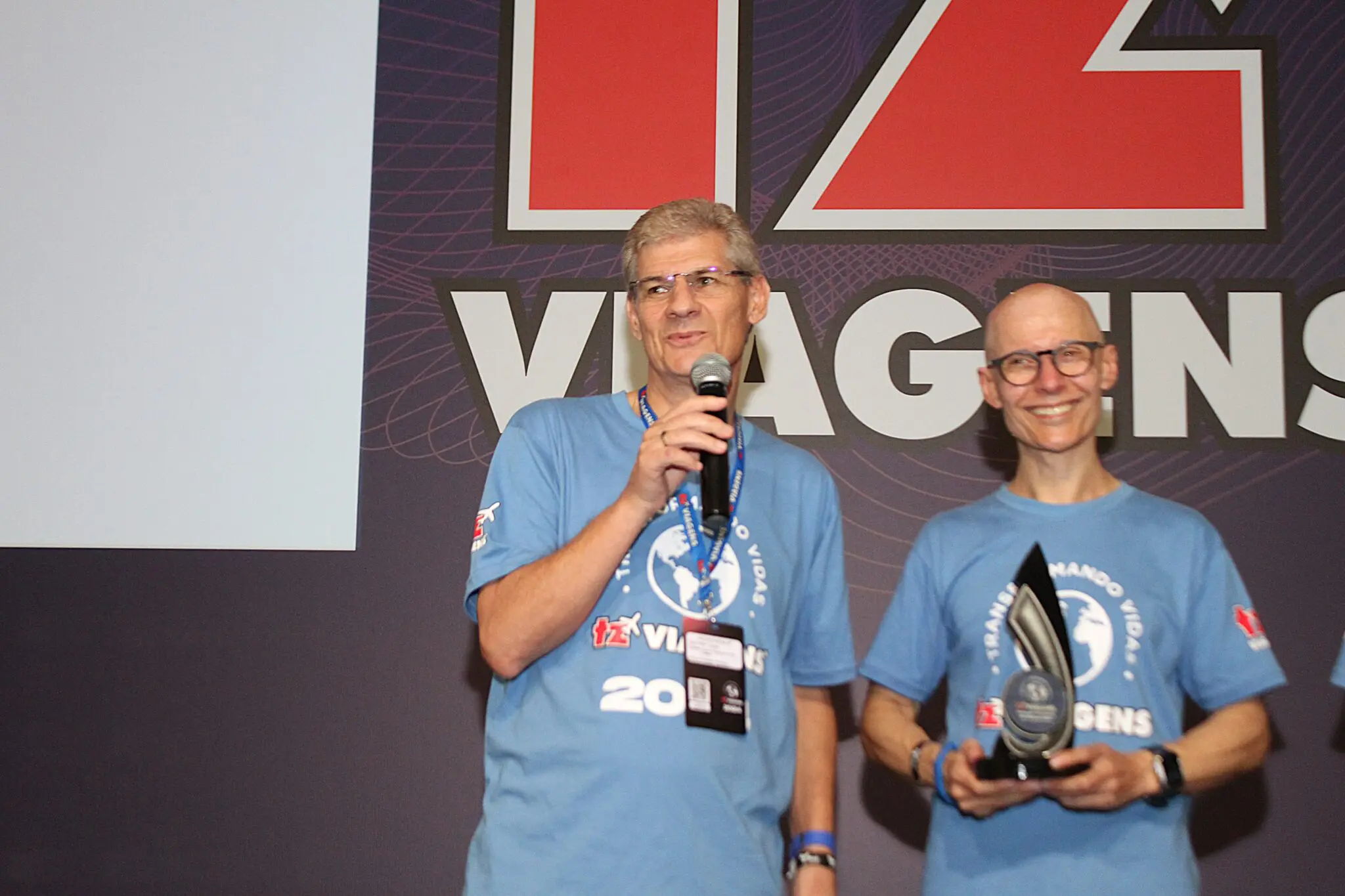 IMG_5784 José Carlos Garbulha foi homenageado durante a convenção da TZ Viagens em 2024 (Foto: Diego Siliprando/ Brasilturis)