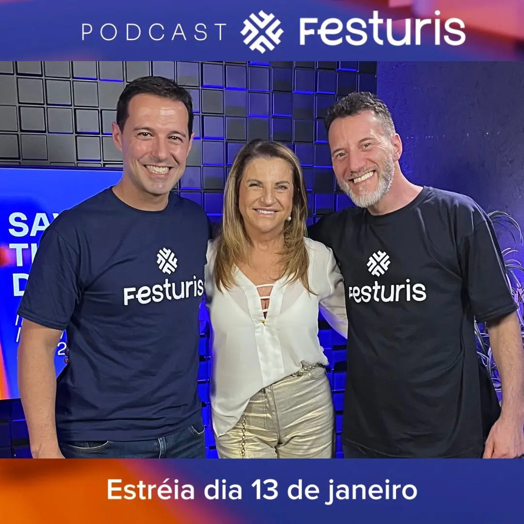 Podcast O primeiro episódio conta com a participação dos CEOs do Festuris, Marta Rossi e Eduardo Zorzanello (Foto: Divulgação)