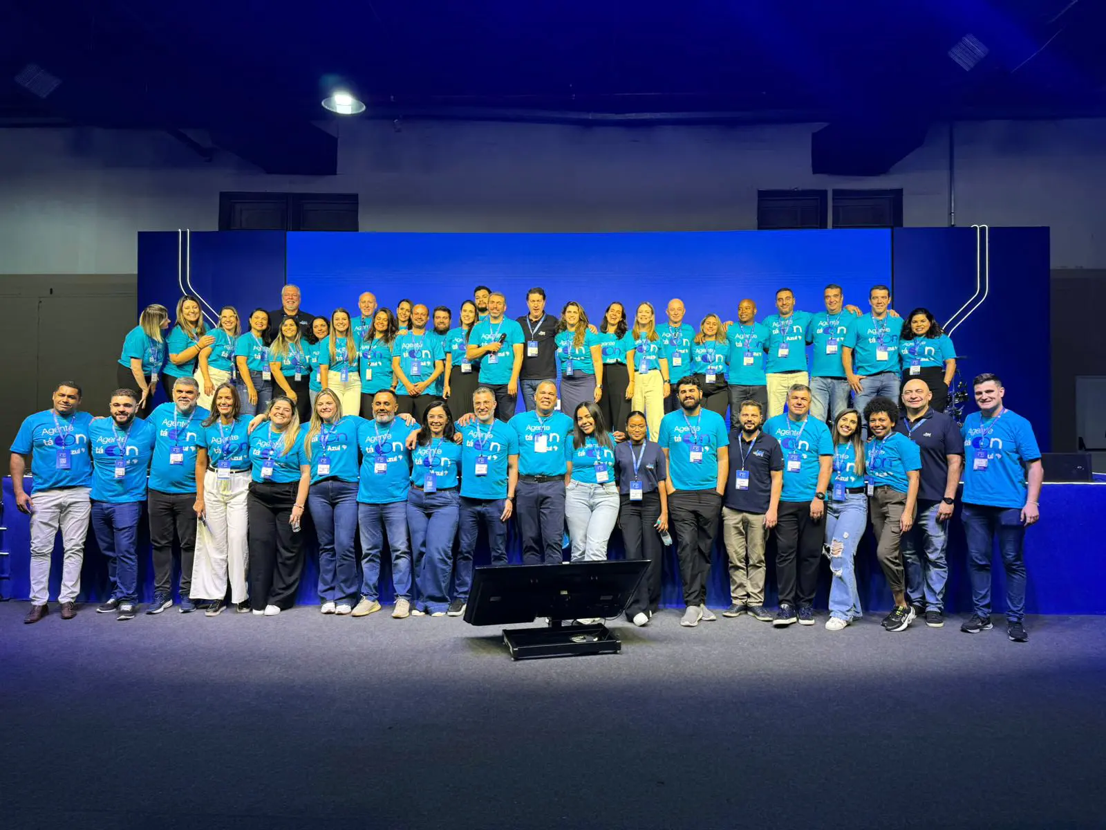 Tripulantes da Azul Viagens em um dos “Agente Tá On†realizado ao longo do ano Tripulantes da Azul Viagens em um dos “Agente Tá On” realizado ao longo do ano (Foto: Divulgação)