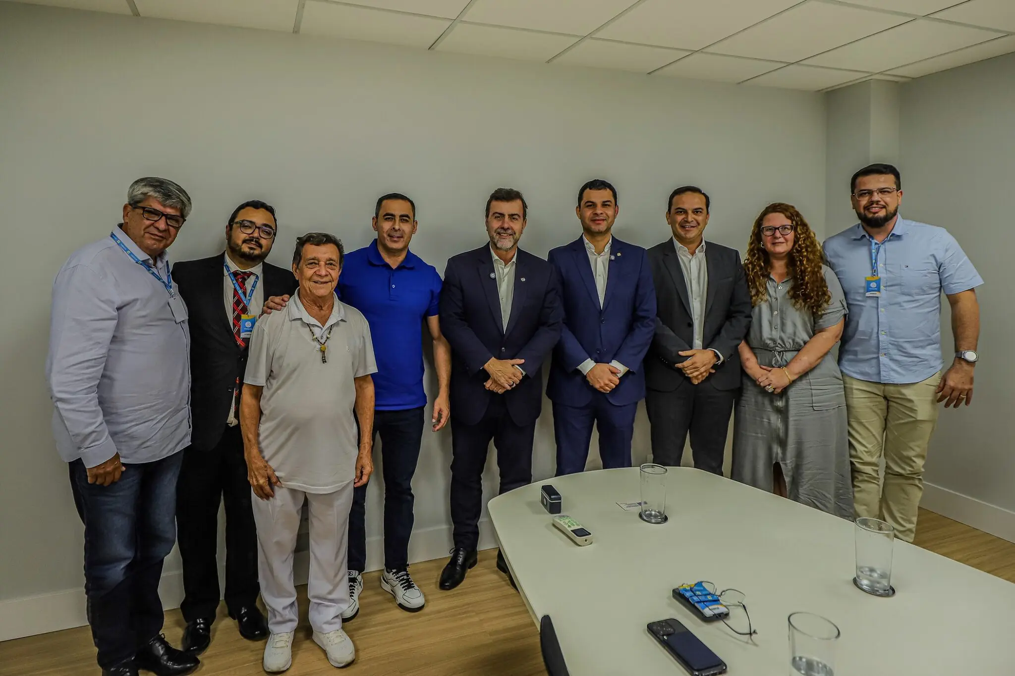 Presidente da Embratur, Marcelo Freixo recebeu comitiva de Parintins em Brasília (Foto: Divulgação)