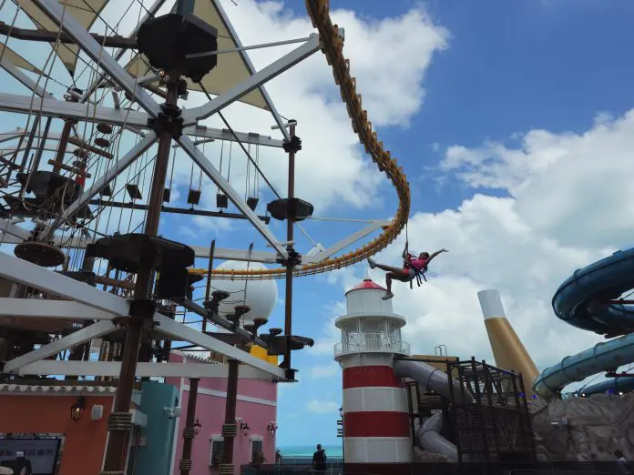 Amantes do arborismo aproveitam a oportunidade. Foto: Kamilla Alves (Brasilturis) the harbour