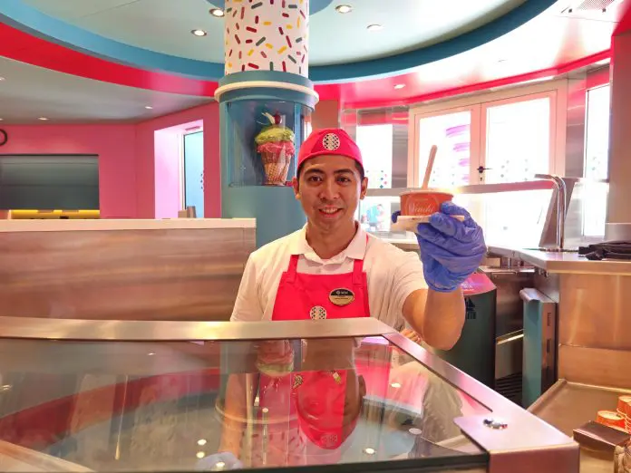 Sorvetes artesanais estão entre as ofertas do Sweet Temptations Foto: Kamilla Alves (Brasilturis) msc world america gastronomia