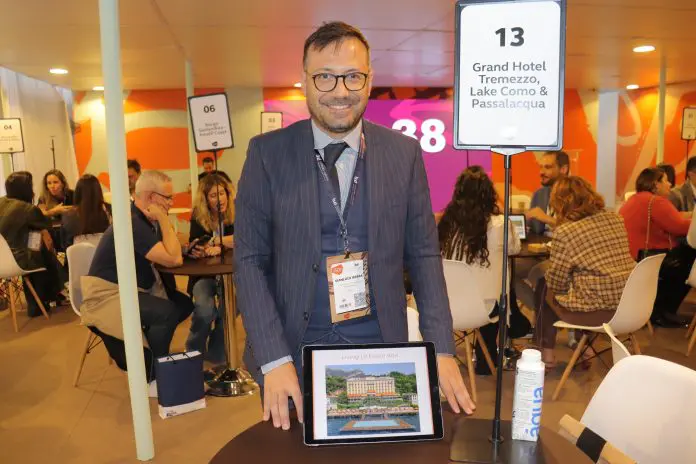 IMG_1048 ianluca Irrera, gerente de Marketing e Vendas do Grand Hotel Tremezzo. Crédito: Maurício Herschander/ Brasilturis