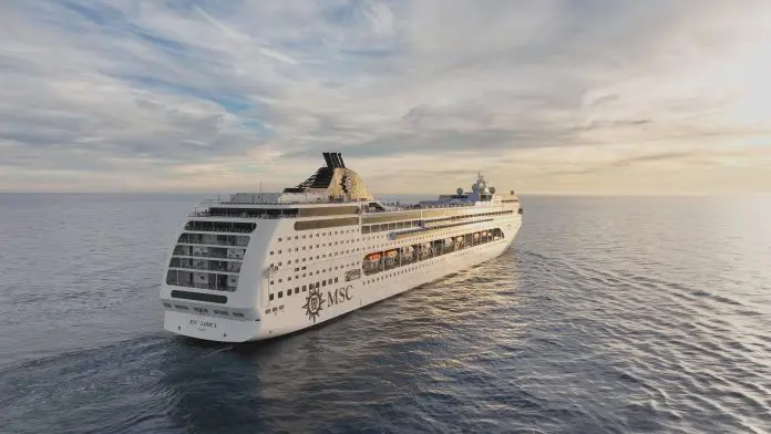 MSC Lirica. Crédito: Divulgação