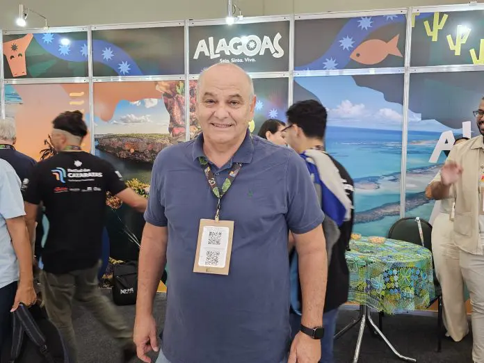 Paulo Roberto Kugelmas, superintendente de Promoção e Marketing de Produtos e Destinos. Crédito: Kamilla Alves/Brasilturis Paulo Roberto Kugelmas, superintendente de Promoção e Marketing de Produtos e Destinos de Alagoas. Crédito: Kamilla Alves/Brasilturis