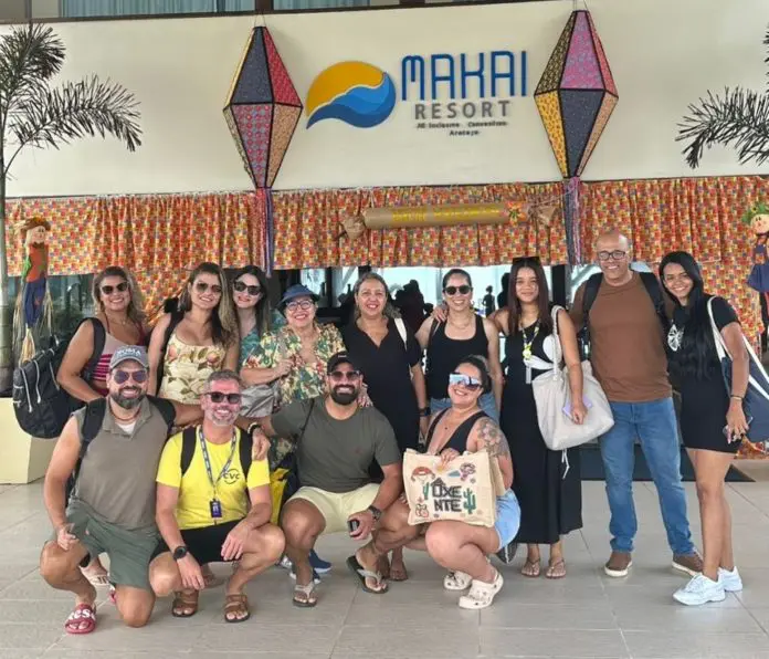 Agentes da CVC estiveram em Sergipe para famtour. Crédito: Divulgação