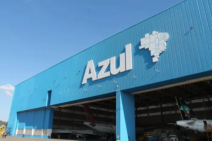 Hangar da Azul em Viracopos. Crédito: Maurício Herschander/ Brasilturis