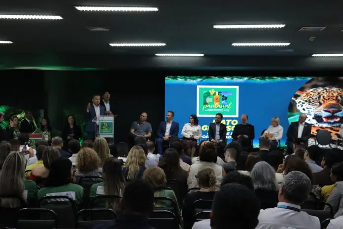 Abertura do FIT Pantanal contou com a participação de líderes do setor. Créditos: Felipe Lima/Brasilturis Abertura do FIT Pantanal contou com a participação de líderes do setor. Créditos: Felipe Lima/Brasilturis
