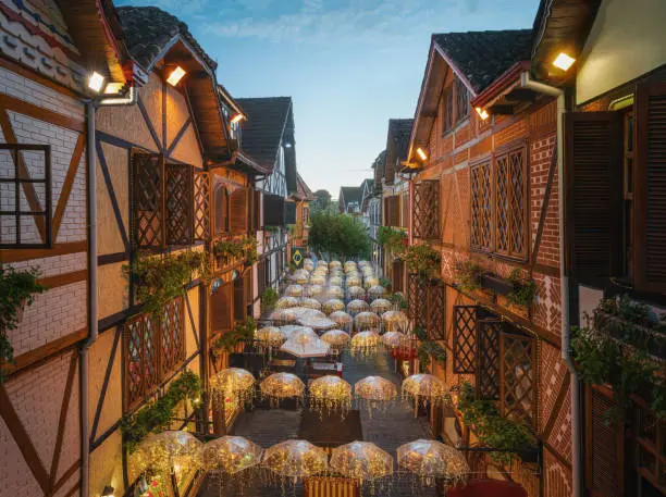 Bairro do Capivari, em Campos do Jordão. Crédito: Divulgação