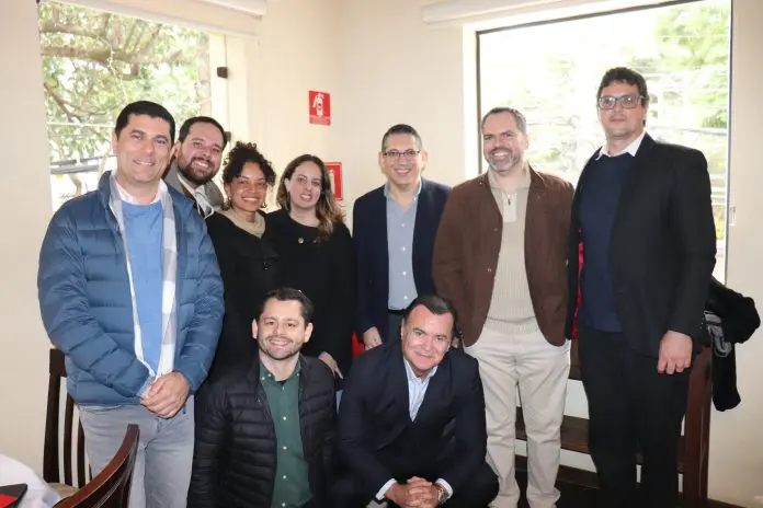 Equipe da Braztoa presente no evento. Crédito: Maurício Herschander/ Brasilturis