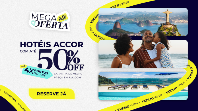 Além dos descontos, a promoção também oferece acúmulo turbinado no programa de fidelidade All Accor. Crédito: Divulgação