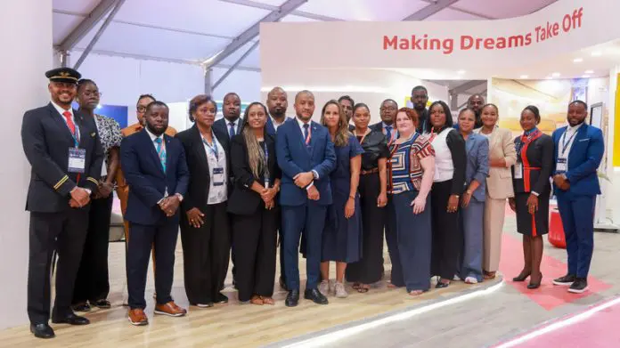 Estande da Taag na Filda Crédito: Divulgação/Taag